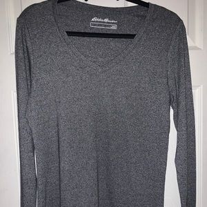 eddie bauer long sleeve shirt size large.